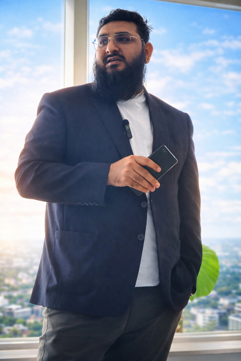 Kamran Qadri in a professional setting
